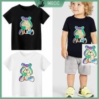 ราคา เสื้อยืดแขนสั้น ผ้าฝ้าย ระบายอากาศได้ดี ลายการ์ตูนหมี แฟชั่นฤดูร้อน สําหรับเด็กผู้ชาย และเด็กผู้หญิง อายุ 1 9 ปี butter bear (21777686041)