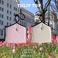 ราคา TULIP TOP เสื้อคล้องคอผ้าร่องญี่ปุ่น งานปัก AS ใส่แล้วน่ารักมาก (23946683726)