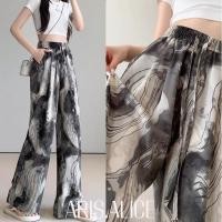 ราคา กางเกงขายาว เอวสม็อค ผ้าใส่สบาย แมทซ์ง่ายมากค่ะ (24469981588)
