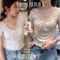 ราคา เสื้องานนำเข้าป้าย miss sumey ดีเทลริบบิ้นหน้า เกาหลีเกาใจมาก (13499897904)
