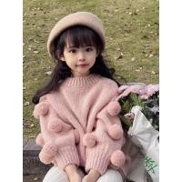 ราคา สาวท็อปส์สาวเสื้อสวมหัวเสื้อกันหนาวฤดูใบไม้ผลิฤดูใบไม้ร่วงสไตล์ใหม่เวอร์ชั่นเกาหลีเด็กแฟชั่นสีชมพูโคมไฟแขนขนลูกเสื้อกันหนาว YFXD (23158751947)