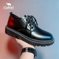 ราคา รองเท้าหนังโรงเรียนสำหรับผู้ชายรองเท้าหนัง Oxford รองเท้าหนังแฟชั่นเกาหลีสีดำกันน้ำและทนทาน (27760407578)