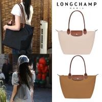 ราคา กระเป๋าสะพายกันน้ำผู้หญิง Longchamp LE PLIAGE ORIGINAL M TOTE BAGของแท้และดั้งเดิม M หูหิ้วยาว (29408938737)