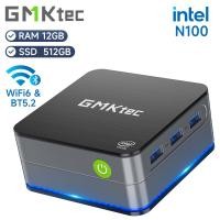 ราคา GMKtec G2 Mini PC Windows 11 Pro Intel 12th Gen Alder Lake N100 Mini PC DDR5 12GB RAM 512GB ROM WiFi 6 BT5 2 Desktop Com (29709118265)
