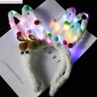 ราคา Kissfashionstyle กระต่ายหูเรืองแสงผมวง แฟชั่น Creative Bunny Headwear อุปกรณ์เสริมผมไฟ LED Luminous Plush Plush ผม Hoop Christmas Party เครื่องแต่งกาย (29709118669)
