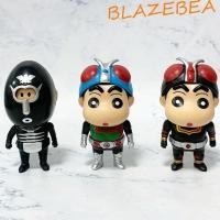 ราคา Blazebea Crayon Shin Chan รูป Shinnosuke Nohara Masked Superman Crayon Shin Chan ของเล่น เครื่องประดับรถ Kamen Rider หมวกกันน็อคอะนิเมะ Crayon รูปของเล่นของขวัญวันเกิด (29957884526)