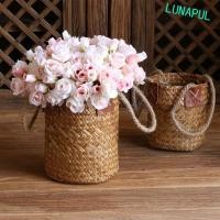 ราคา Lunapul กุหลาบชาขนาดเล็ก กุหลาบเทียมพลาสติกที่สมจริงช่อดอกไม้ ช่อมือเจ้าสาว Mini ประณีต Non Fading ผ้าไหมดอกกุหลาบดอกไม้บ้านสวน Decor (28960871403)