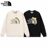 ราคา The North Face X GUCCl 100 Original Cotton เสื้อคู่Unisexกีฬาสําหรับชายคู่เสื้อกันหนาวBottomingเสื้อผู้หญิงลูกเรือคอเสื้อกันหนาว (29160512147)