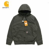 ราคา CARHARTT ปักโลโก้ คาร์ฮาร์ต 100 ต้นฉบับคู่ผ้าฝ้ายเบาะเสื้อผ้าลงแจ็คเก็ตเสื้อหนาวแจ็คเก็ตสําหรับผู้ชาย ยู นิสซ์ เสื้อคู่เสื้อบุ (28910266899)