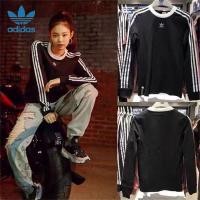 ราคา ADIDAS ปักโลโก้ อาดิดาส 100 ต้นฉบับผ้าฝ้ายเสื้อสั้นกีฬาสําหรับผู้หญิงคู่เสื้อกันหนาว จุดต่ําสุด เสื้อสําหรับผู้หญิงลูกเรือคอเส (27360079242)