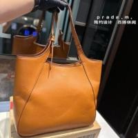 ราคา Prada กระเป๋าหลุมวัวนําเข้าสําหรับผู้หญิง (27510822941)