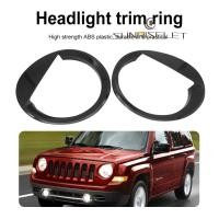 ราคา 2 ชิ้นฝาครอบไฟหน้า ABS ฝาครอบไฟหน้าสําหรับ Jeep Patriot sunriselet th (24135161714)