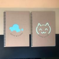 ราคา ยกโหล 12 ชิ้น สมุดสันห่วง ปกน้ำตาล ขนาด a5 x10 (15798058174)