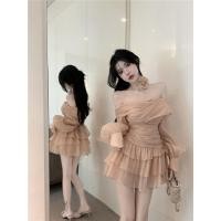 ราคา ชุดเดรสแขนยาวเซ็กซี่เปิดไหล่แฟชั่นสตรี (29009650044)