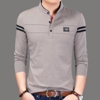 ราคา เสื้อโปโล แขนยาว ทรงสลิม Polo Shirt สี Navy (12687865925)