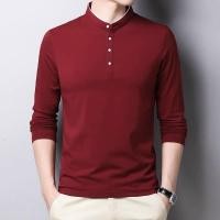 ราคา ผู้ชายแฟชั่นโปโลเสื้อยืดแขนยาวลำลองธุรกิจ (15474998550)