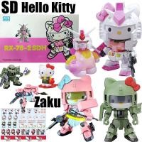 ราคา Sd Zaku Hello Kitty Gundam MS 06S Chars Zaku II RX 78 2 Hello Kitty SD Gundam ประกอบของเล่น (29956745893)