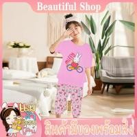 ราคา เสื้อผ้าเด็ก กางเกง เซ็ต2ชิ้น 1 7ขวบ แฟชั่น ใส่สบายอากาศร้อนก ผ้าคอตตอน สแปนเด็กซ์5 เสื้อยืด AB 6 10 กางเกงขาสั้น (7512729883)