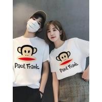 ราคา เสื้อยืดแขนสั้น ผ้าฝ้าย พิมพ์ลาย Paul Frank แฟชั่นฤดูร้อน สําหรับผู้ชาย และผู้หญิง (25909807145)