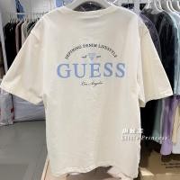 ราคา Guess ใหม่ เสื้อยืดแขนสั้น สไตล์สตรีท คลาสสิก สําหรับผู้ชาย และผู้หญิง (22301216364)