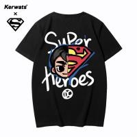 ราคา Kerwatsx DC Superman เสื้อยืดลําลอง แขนสั้น ทรงหลวม โอเวอร์ไซซ์ แฟชั่นฤดูใบไม้ผลิ และฤดูร้อน สําหรับผู้ชาย (20472157706)