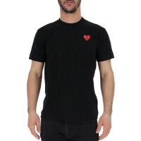 ราคา เสื้อยืดแขนสั้น พิมพ์ลายหัวใจ PLAY COMME DES GARCONS REI KAWAKUBO สําหรับผู้ชาย และผู้หญิง (22928445314)
