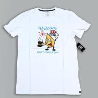 ราคา VOLCOM แบรนด์อินเทรนด์ โวลคอม เสื้อยืดคอกลมผ้าฝ้ายแท้สเก็ตบอร์ดกีฬาลําลองแขนสั้นเสื้อยืดผู้ชายชุดสูทขนาดใหญ่สีดํา (28801712144)