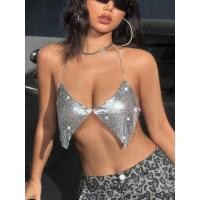 ราคา เสื้อกั๊กสตรี เสื้อชั้นในสตรี ชายหาด บิกินี่ เชือกแขวนคอ เงา สปาเก็ตตี้ สายรัด (26960673805)