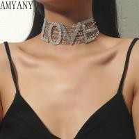 ราคา Anyamy สร้อยคอโชคเกอร์ ฝังเพชร ลายตัวอักษรภาษาอังกฤษ สไตล์ฮิปฮอป (25508072219)