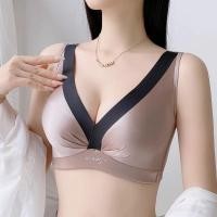 ราคา ชุดชั้นในสตรีไม่มีโครงเหล็กดันทรงเก็บเต้านมส่วนบนป้องกันการหย่อนคล้อยสวมใส่สบายระบายอากาศมันวาวชิ้นเดียวปรับได้ไซส์ใหญ่ชุดชั้นในหน้าอกใหญ่แบบบางดูเซ็กซี่และสวยงามชุดชั้นในหลัง m3ro (28556747338)