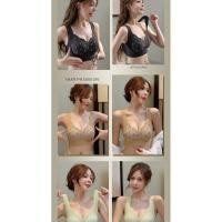 ราคา ลูกไม้ลายเกาะอกเกาะอกไร้รอยต่อเสื้อกั๊กผู้หญิงหลังสวยชิ้นเดียวใส่สบายระบายอากาศไม่มีแหวนเหล็กนอนชุดชั้นในหญิง5lc2 (27707671407)
