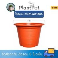 ราคา กระถาง กระถางต้นไม้ กระถางพลาสติก เบอร์ 8 นิ้ว สีอิฐ สีส้มอิฐ สีทอง สีเขียว สีเขียวเข้ม สีเขียวมิ้น Bundle 50 ใบ (24613174111)