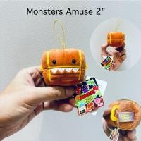 ราคา พวงกุญแจ ตุ๊กตา มอนสเตอร์ งาน อมูส ป้ายห้อย ขนาด2 แน่นๆนุ่มๆ Monsters by Amuse with Tag 4 67 (24924010731)