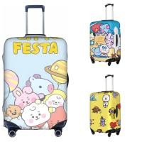 ราคา ที่กําหนดเองin StockBt21 BTS กระเป๋าเดินทาง 18 32 In High Elastic Travel กระเป๋าเดินทางแขน Spandex ฝาครอบป้องกัน (27902581179)