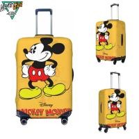 ราคา Disney Mickey Mouse Miki Designs พิมพ์กันฝุ่นกระเป๋าเดินทาง Protector ล้างทําความสะอาดได้ยืดหยุ่นกระเป๋าเดินทาง Anti Scratch (26704519174)