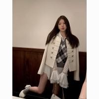 ราคา สั้นสั้นแจ็คเก็ตผู้หญิงชาแนลแจ็คเก็ตสไตล์ใหม่ร้อนขายฤดูใบไม้ผลิฤดูใบไม้ร่วงทุกการแข่งขันฤดูใบไม้ร่วงแจ็คเก็ตสั้นขนาดเล็ก (28505189208)