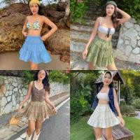 ราคา MINIGIRL STORE Mali skirt กระโปรงเลเยอร์ ซับในกางเกง (24971559564)