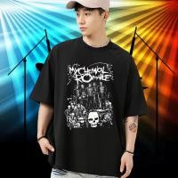 ราคา My Chemical Romance วงร็อค สไตล์อเมริกัน วินเทจ ผ้าฝ้ายโพลีเอสเตอร์ แขนสั้น (28653963120)
