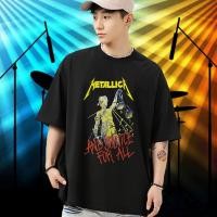 ราคา เสื้อวงไทย ยุโรปและอเมริกา ร็อค Metalica วงดนตรี เสื้อยืด วินเทจ ฮิปฮอป oversize ท็อปส์ (29603132172)