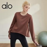 ราคา Aloyoga เสื้อสเวตเตอร์กีฬาสำหรับผู้หญิงเสื้อเบลาส์สำหรับวิ่งใส่ด้านนอกแขนยาวทรงหลวมสำหรับฤดูใบไม้ร่วงและฤดูหนาวชุดโยคะออกกำลังกายข้ามพรมแดนให้ความอบอุ่น (26908985785)