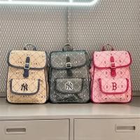 ราคา MLB กระเป๋าเป้สะพายหลังแฟชั่นเรียบง่ายในเมืองกระเป๋าผู้หญิงผ้าใบหัวเข็มขัดมีสายรูดแมทช์ลุคง่าย (29510030297)