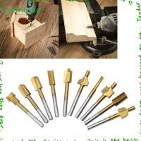 ราคา Juonuyie 10 ชิ้นดอกสว่าน ชุดเครื่องมือโรตารี่ 1 8 3 มิลลิเมตร Shank Router Bits แบบพกพา HSS คุณภาพสูง DIY แกะสลัก Router Bits สําหรับ Dremel (29361172383)
