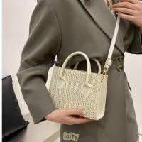 ราคา กระเป๋าสะพาย LAITY กระเป๋าสะพายฟางหวาย กระเป๋าชายหาดทอผู้หญิง (29409636421)