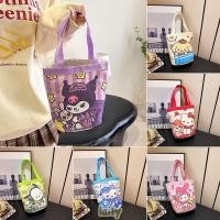 ราคา Laity Bucket Bag กระเป๋าถือผ้าแคนวาสพิมพ์ลายการ์ตูน กระเป๋าใบเล็ก Graffiti น่ารักผู้หญิงเด็กผู้หญิง (28809104623)