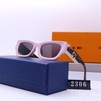 ราคา Lv2024คู่รักลำลองแฟชั่นเรียบง่ายแว่นกันแดดกันแดด wfgo (29960167093)