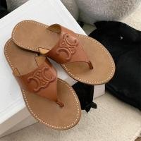 ราคา Celine2024ใหม่ผู้หญิงรองเท้าแตะแฟชั่นลำลองรองเท้าแตะแบน mnrm (27909247349)