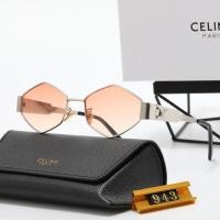 ราคา Celine2024ใหม่คู่รักลำลองแฟชั่นเรียบง่ายแว่นกันแดดแว่นกันแดด vf49 (26310160630)