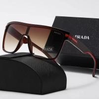ราคา Prada2024ใหม่คู่รักลำลองเรียบง่ายแฟชั่นแว่นกันแดดกันแดดแว่นตากันแดด ueqx (26310160615)