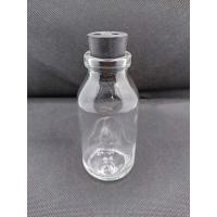 ราคา ขวดแก้วใส DIY 100 ml พร้อมจุกปิดขวดแบบจุกยาง No 10 เจาะ 2 รู (15651217227)