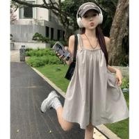 ราคา ชุดจั๊มสูทขาสั้น ขากว้าง ทรงหลวม แฟชั่นฤดูร้อน แบบเรียบง่าย (20480776231)